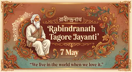 Happy Rabindranath Tagore Jayanti Photo Frame - Free Rabindranath Tagore Jayanti Download