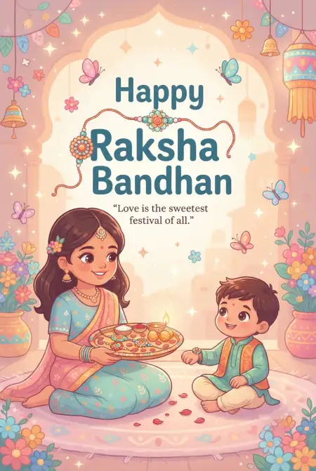 Happy Rakhi Festival Wishes And Messages 2026 - Free Happy Raksha Bandhan Wishes 2026 Download