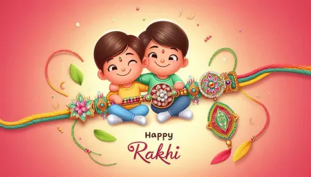 Happy Rakhi Images With Personalized Messages For Brothers And Sisters - Free Raksha Bandhan Download