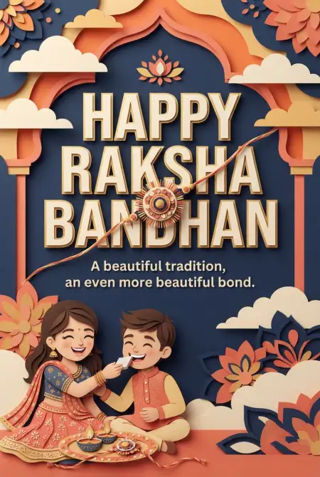 Happy Rakhi Wishes 2026 Beautiful Instagram Images - Free Happy Rakhi Wishes 2026 Download