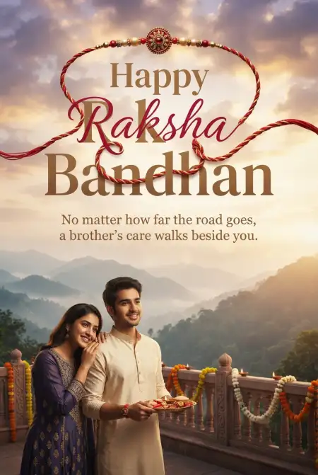 Happy Rakhi Wishes 2026 For Brother Facebook Post - Free Happy Rakhi Wishes 2026 Download