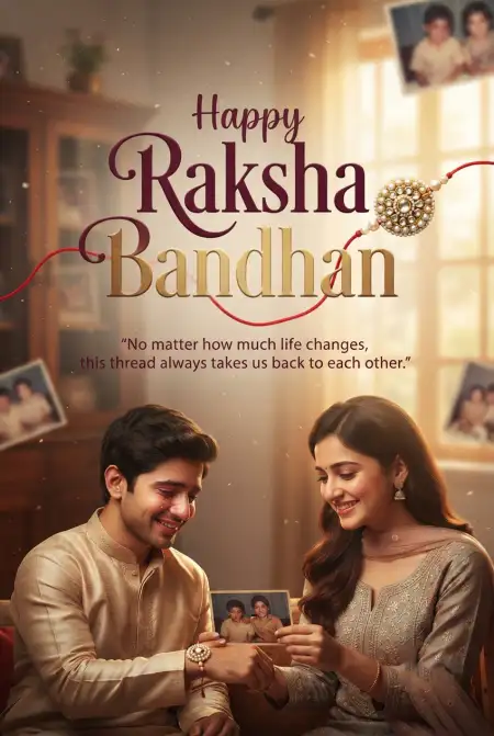 Happy Rakhi Wishes 2026 For Sister Facebook Post - Free Happy Rakhi Wishes 2026 Download