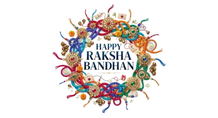 Happy Raksha Bandhan Festival Greeting Png - Free Happy Raksha Bandhan Png Transparent Download