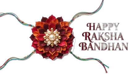 Happy Raksha Bandhan Flower Design Png Transparent - Free Happy Raksha Bandhan Png Transparent Download