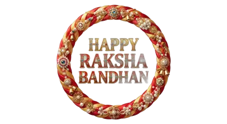 Happy Raksha Bandhan Greeting Text Png - Free Happy Raksha Bandhan Png Transparent Download