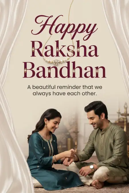 Happy Raksha Bandhan Greetings Celebrating The Beautiful Bond Of Brother And Sister - Free Happy Raksha Bandhan Greetings Download