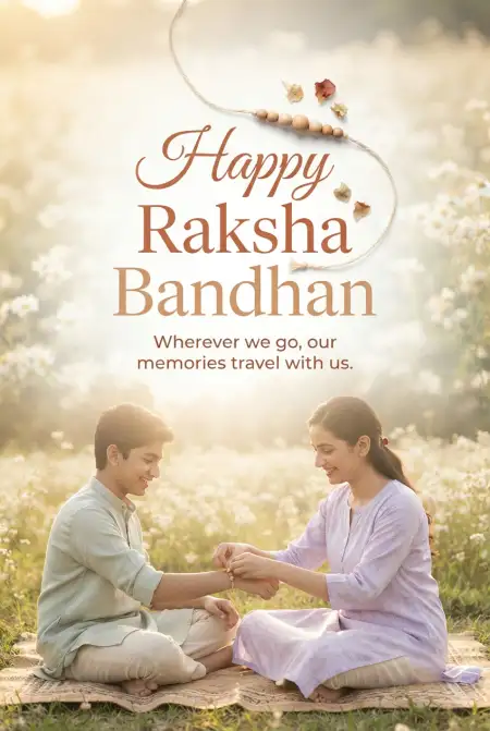 Happy Raksha Bandhan Greetings For Brother And Sister 2 - Free Happy Raksha Bandhan Greetings Download