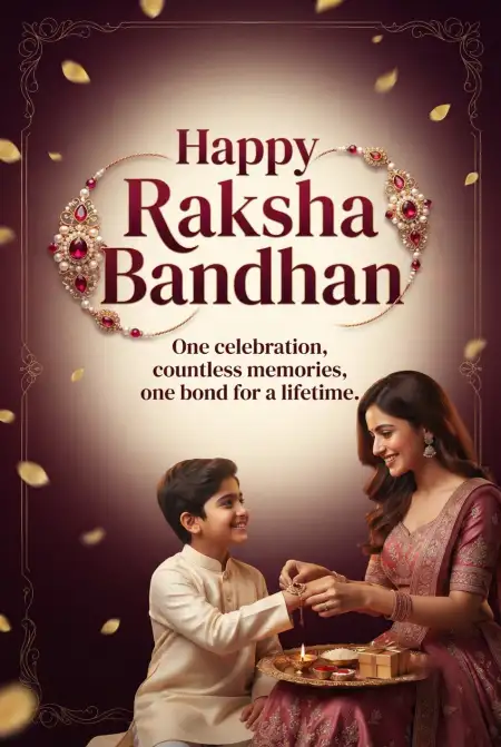 Happy Raksha Bandhan Greetings For Family Celebration - Free Happy Raksha Bandhan Greetings Download