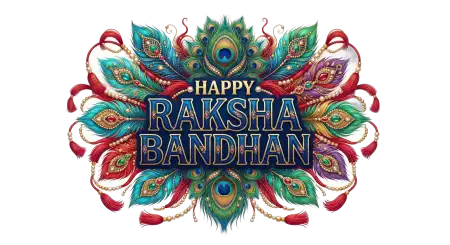 Happy Raksha Bandhan Modern Typography Png Transparent Free Download - Free Happy Raksha Bandhan Png Transparent Download