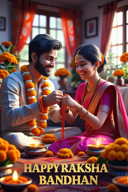 Happy Raksha Bandhan Photo Frame Editing - Free Happy Raksha Bandhan Download