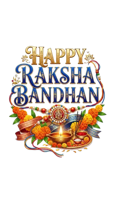 Happy Raksha Bandhan Poster Png Transparent - Free Happy Raksha Bandhan Png Transparent Download