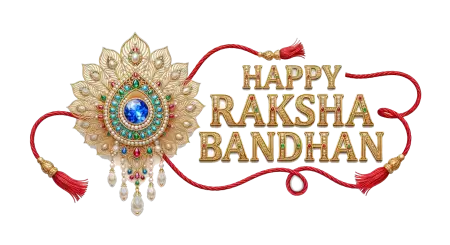 Happy Raksha Bandhan Stylish Festival Banner Element Png Transparent - Free Happy Raksha Bandhan Png Transparent Download