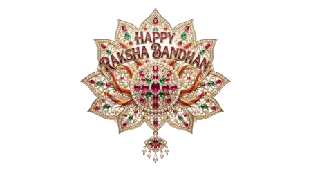 Happy Raksha Bandhan Stylish Png Transparent - Free Happy Raksha Bandhan Png Transparent Download