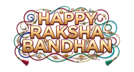 Happy Raksha Bandhan Traditional Indian Greeting Design Png Transparent - Free Happy Raksha Bandhan Png Transparent Download