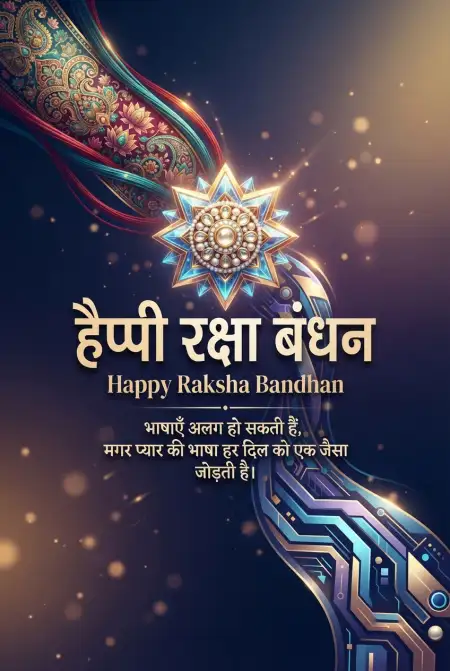 Happy Raksha Bandhan Wishes In Hindi - Free Raksha Bandhan Ki Shubhkamnaye In Hindi Download