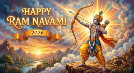 Free Happy Ram Navami 2026 Festival Greeting Wallpaper Image Download