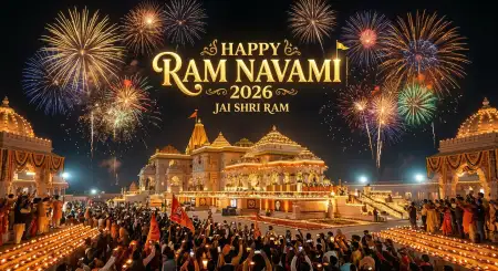 Free Happy Ram Navami 2026 Festival Wishes Poster Image Download