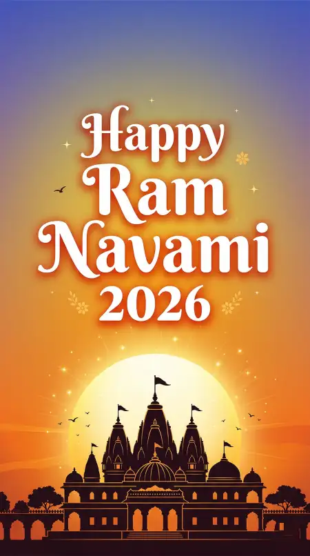 Free Happy Ram Navami 2026 Images With Shri Ram Name Calligraphy Background Image Download