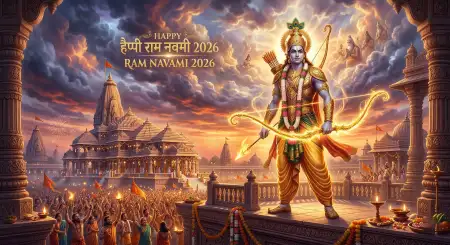 Free Happy Ram Navami 2026 Lord Rama Spiritual Wallpaper Image Download
