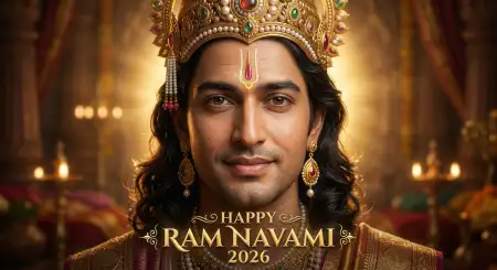 Free Happy Ram Navami 2026 Poster Images With Ram Darbar Background Image Download