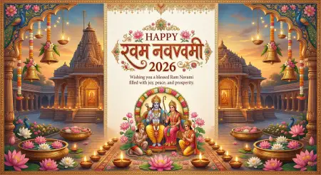 Free Happy Ram Navami 2026 Ram Navami Greeting Post Design Image Download