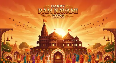 Free Happy Ram Navami 2026 Ram Temple Images Image Download