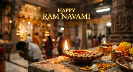 Free Happy Ram Navami Festival Images With Blessings Text Image Download