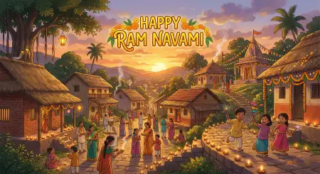 Happy Ram Navami Whatsapp Message In English - Free Happy Ram Navami Wishes For Whatsapp Download