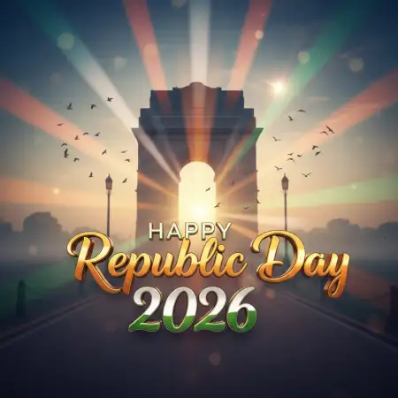 Happy Republic Day 2026 A4 Poster Design - Free Happy Republic Day Download