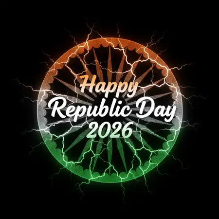 Happy Republic Day 2026 Ashoka Chakra Design Image - Free Happy Republic Day Download