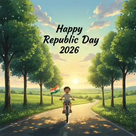 Happy Republic Day 2026 Competition Poster - Free Happy Republic Day Download