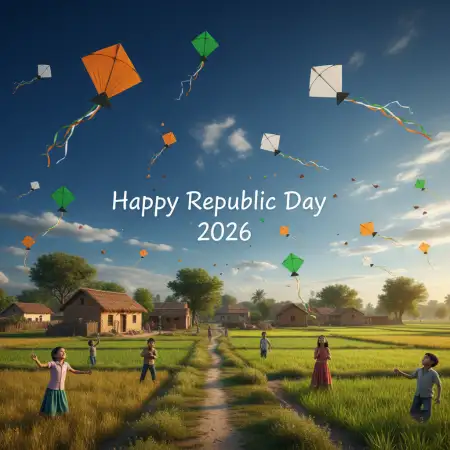 Happy Republic Day 2026 Kite Flying Images - Free Happy Republic Day Download