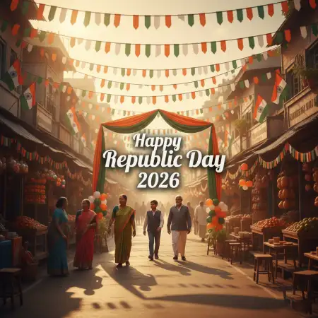 Happy Republic Day 2026 Motion Poster - Free Happy Republic Day Download