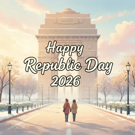 Happy Republic Day 2026 Printable Poster - Free Happy Republic Day Download