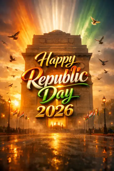 Happy Republic Day 2026 Republic Day Poster Png - Free Happy Republic Day Download