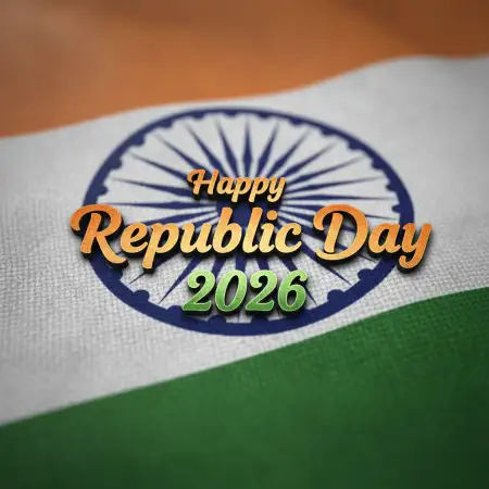 Happy Republic Day 2026 Republic Day Tricolor Design - Free Happy Republic Day Download