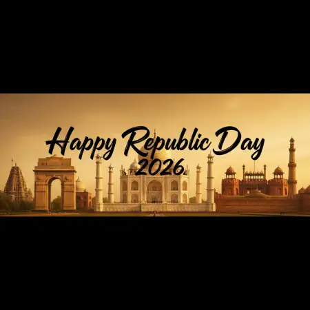 Happy Republic Day 2026 Website Banner - Free Happy Republic Day Download