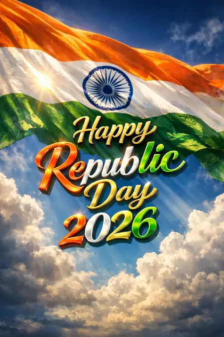 Happy Republic Day 2026 Wishes For Friends - Free Republic Day Wishes Download