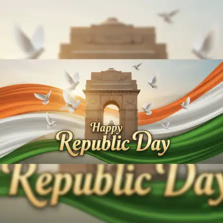 Happy Republic Day Banner Latest Design - Free Happy Republic Day Download