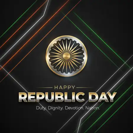 Happy Republic Day Banner Modern Style - Free Happy Republic Day Download