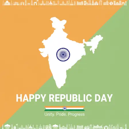 Happy Republic Day Banner Vertical - Free Happy Republic Day Download