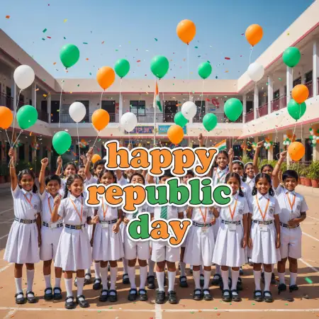 Happy Republic Day School Banner Design - Free Happy Republic Day Download
