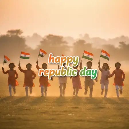 Happy Republic Day Tricolor Background - Free Happy Republic Day Download