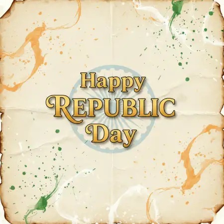 Happy Republic Day Wishes Clean Background - Free Republic Day Wishes Download
