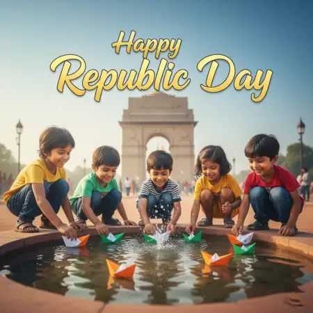 Happy Republic Day Wishes For Kids - Free Republic Day Wishes Download