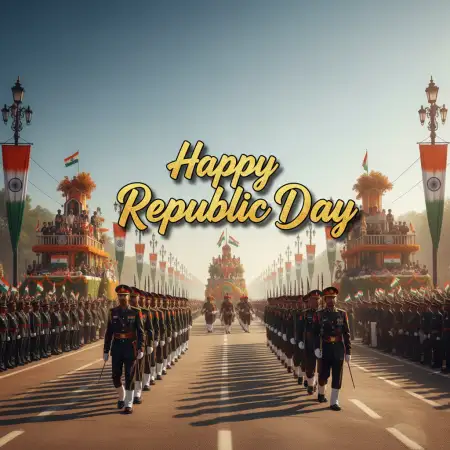 Happy Republic Day Wishes Parade Theme - Free Republic Day Wishes Download