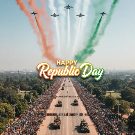 Happy Republic Day Wishes Poster Design Ideas - Free Republic Day Wishes Download