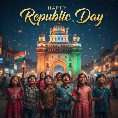 Happy Republic Day Wishes Poster - Free Republic Day Wishes Download
