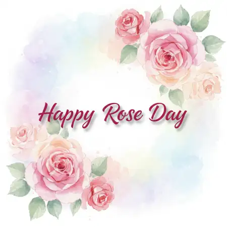Happy Rose Day Floral Background - Free Happy Rose Day Wishes Download