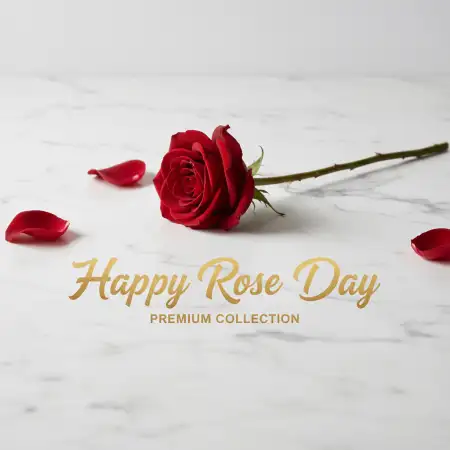 Happy Rose Day Printable Card - Free Happy Rose Day Wishes Download
